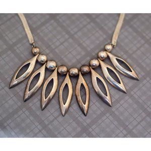 Vintage Gothic Thousand Eyes Bib Necklace 17 Inches G29